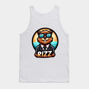 Rizz Bober | Polish Beaver | Bóbr | Slav | Slavic | Funny gamer meme | Meme from Poland | Streaming | Rizzard Rizz god Rizzler W Riz Tank Top